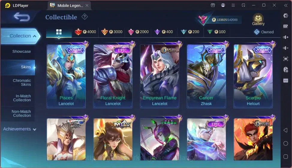 Mobile Legends: Bang Bang Accounts Global|Hero 132|Exalted|Legend Alucard|Collab John image 12