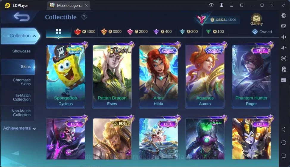 Mobile Legends: Bang Bang Accounts Global|Hero 132|Exalted|Legend Alucard|Collab John image 15