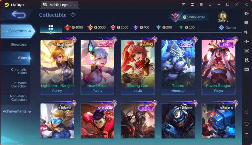 Mobile Legends: Bang Bang Accounts Global|Hero 132|Exalted|Legend Alucard|Collab John image 17