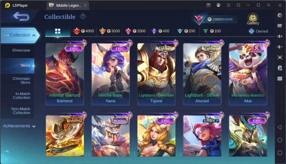 Mobile Legends: Bang Bang Accounts Global|Hero 132|Exalted|Legend Alucard|Collab John image 19