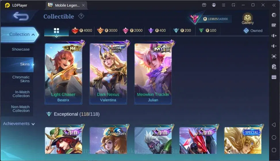 Mobile Legends: Bang Bang Accounts Global|Hero 132|Exalted|Legend Alucard|Collab John image 5