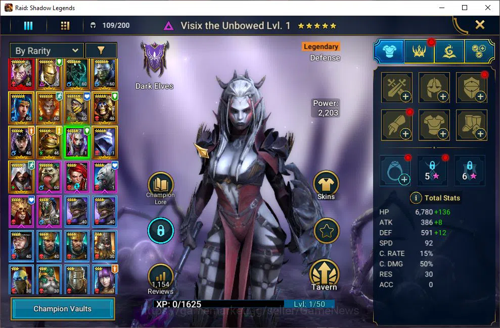 Raid: Shadow Legends Accounts Lv42 885K Power|1 Mythic(StarSage Galathir)+23 Leg image 10