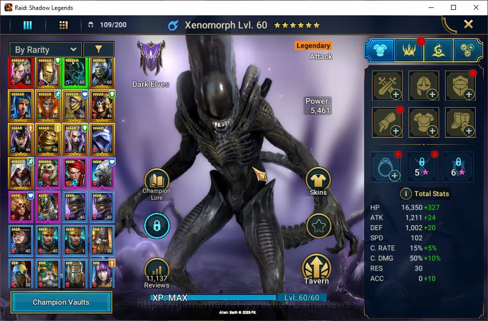 Raid: Shadow Legends Accounts Lv42 885K Power|1 Mythic(StarSage Galathir)+23 Leg image 5