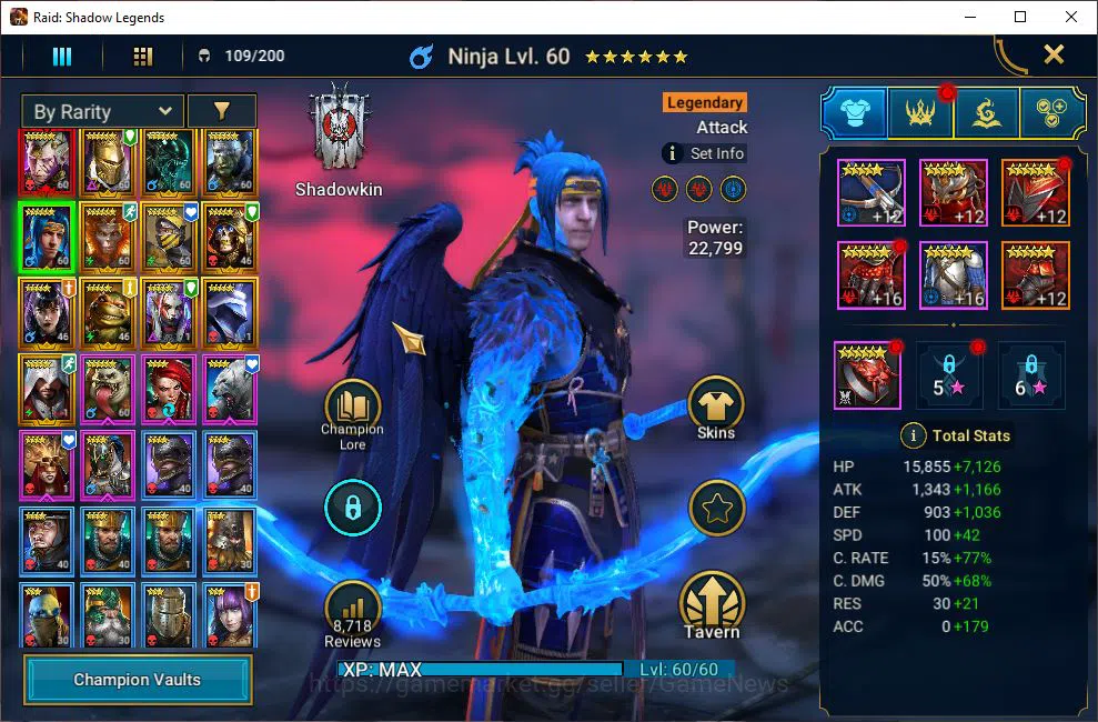 Raid: Shadow Legends Accounts Lv42 885K Power|1 Mythic(StarSage Galathir)+23 Leg image 7