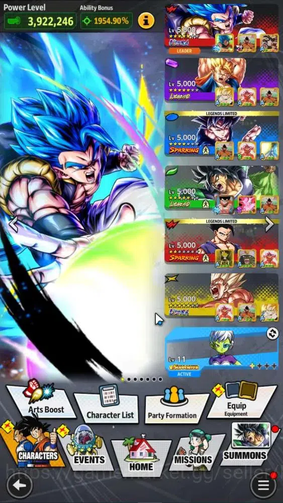 Dragon Ball Legends Accounts Android | Lvl 157|37.8M Total Power|1.4K CC|2 LR|4 image 18