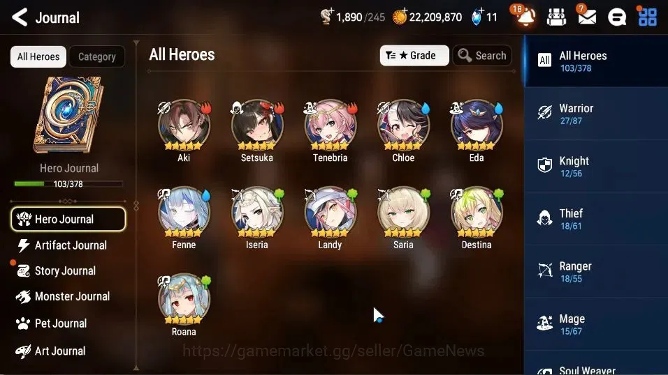 Epic Seven Accounts GLOBAL Unverif|New Era|7 ML(Salome,Spec Sez,Astro image 7