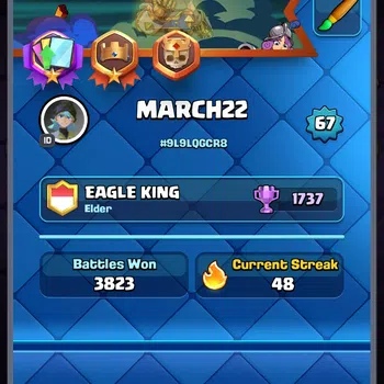 Clash Royale Others Lv 67|Trophy 13011|KTL 15|Card 121|9 Max|5 Hero|9  image 1