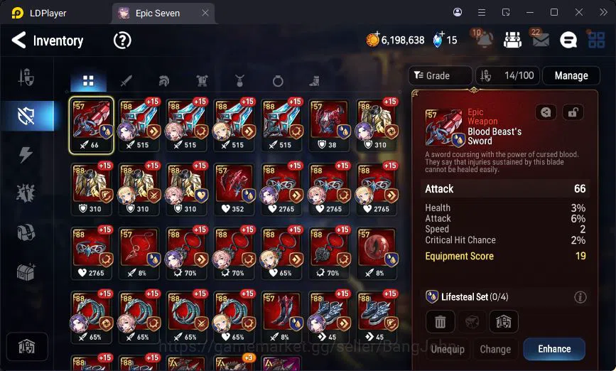 Epic Seven Accounts Global Unverif | 6ML | Tieria | Tenebria | Veronik image 11