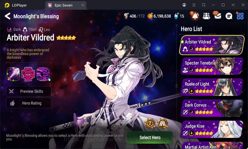 Epic Seven Accounts Global Unverif | 6ML | Tieria | Tenebria | Veronik image 3