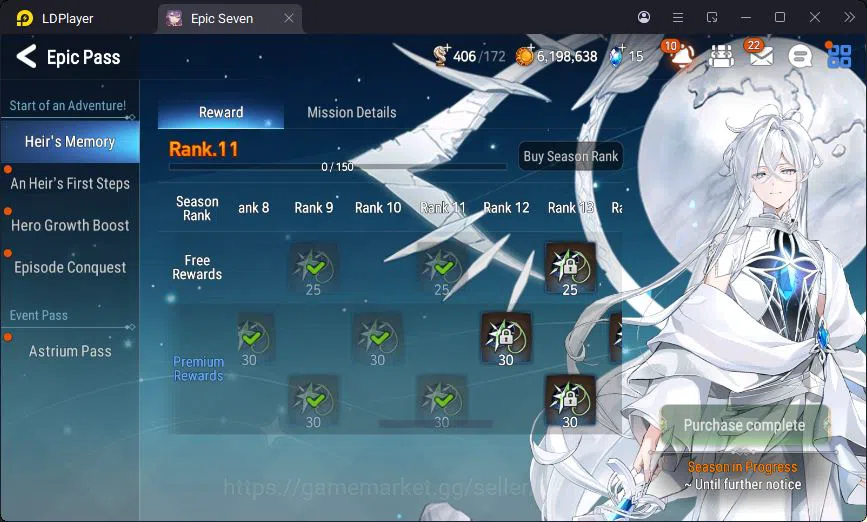Epic Seven Accounts Global Unverif | 6ML | Tieria | Tenebria | Veronik image 5