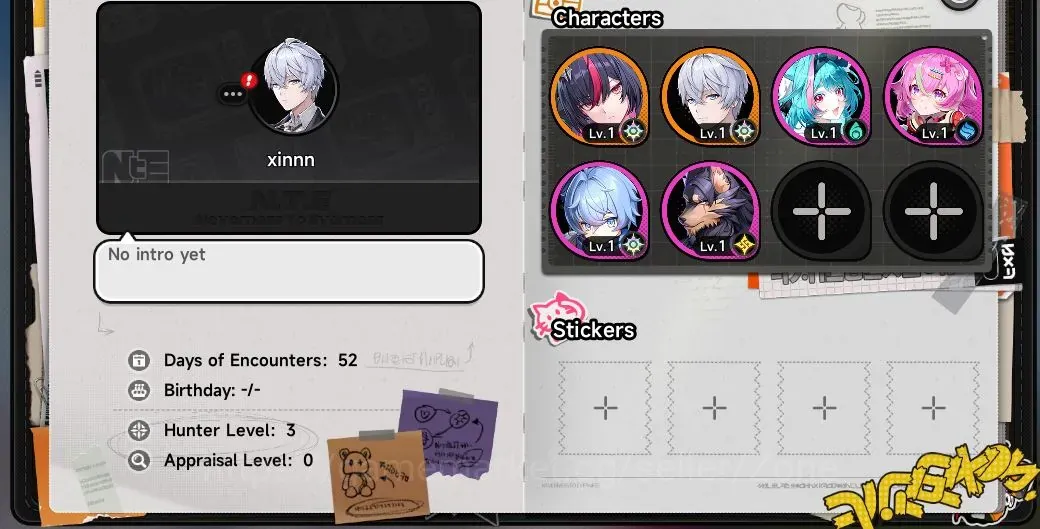 Neverness to Everness Accounts NA| Starter HL3 | 1 Limit Shinku | 1 Selector S-Class | MC Male | Detail Check SS | TakeMail 1