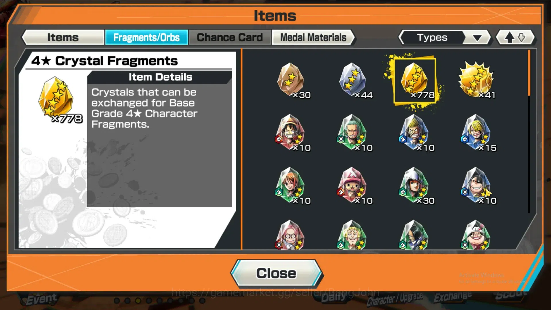 One Piece Bounty Rush Accounts GLOBAL|GF 778|4Ex|St Nusjuro,DD Shanks,Kaido,Monka image 2