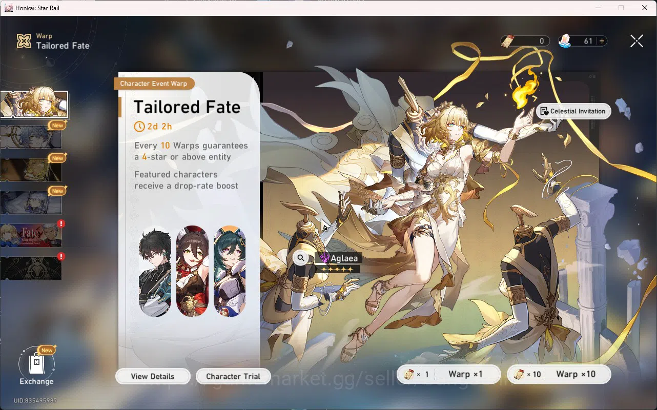 Honkai Star Rail Accounts ASIA TL62|4 Limit|Evernight|Hyacine|Tribbie|The He image 12