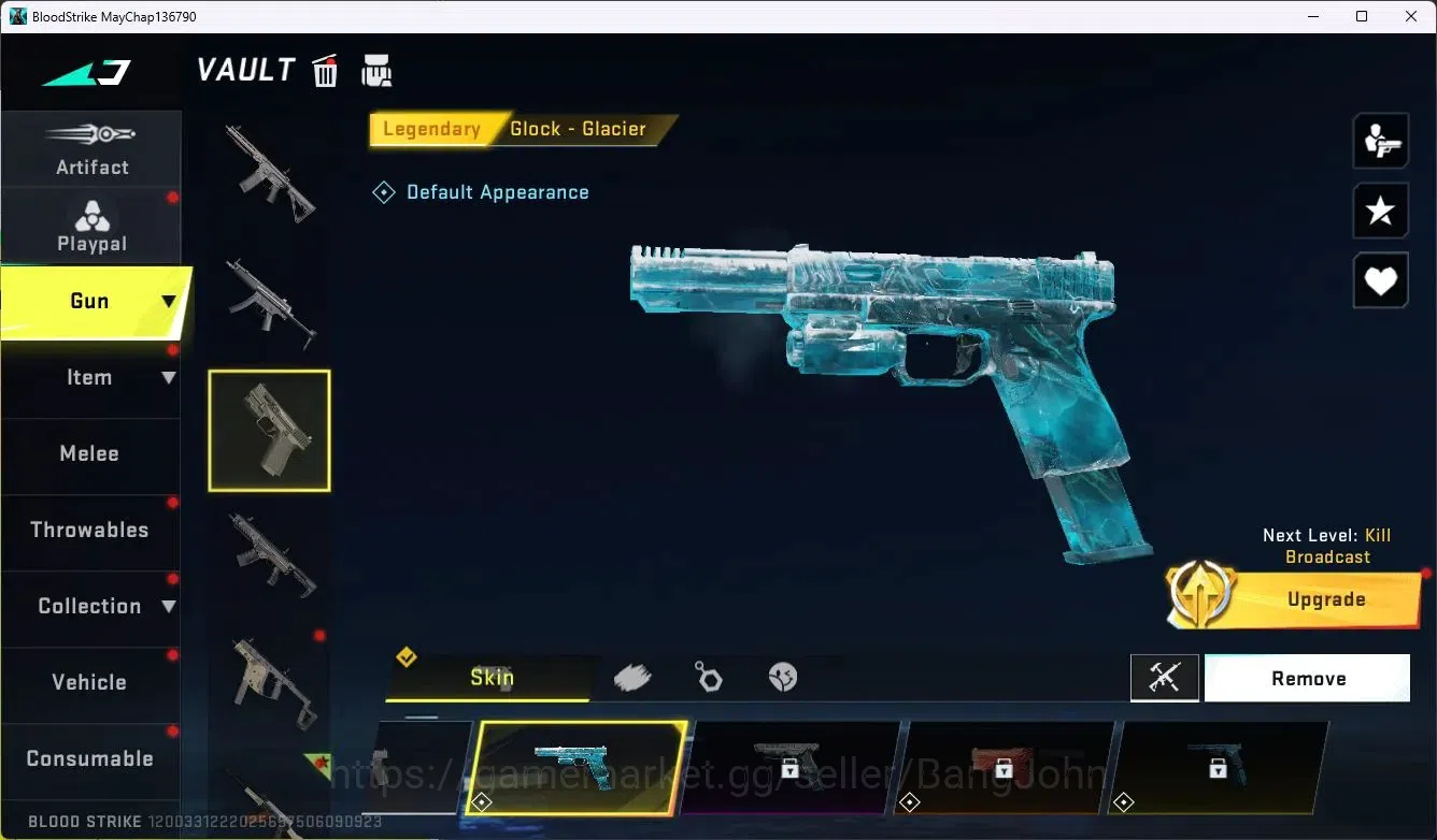 Blood Strike Accounts ASIA|Collab MCX - EVA-00|3 Legendary Gun|Collab Et image 2