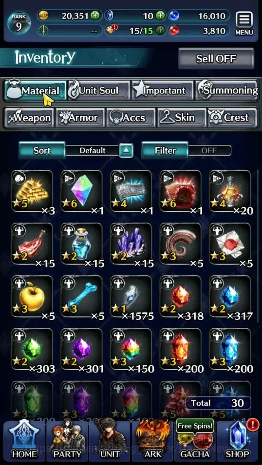 Last Cloudia Accounts GLOBAL|Rank 9|Top Tier Unit [DL Judecca-Samekh,Kyl image 7
