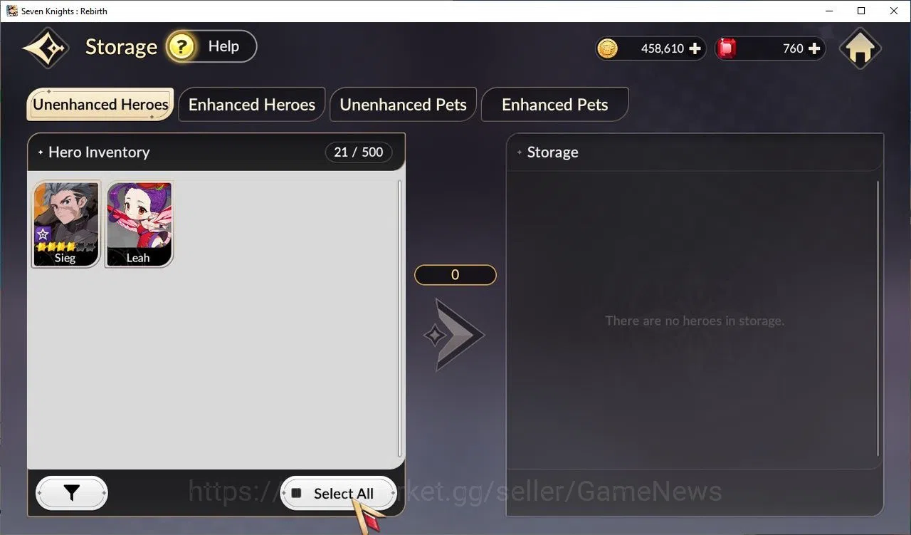 Seven Knights Re:Birth Accounts [Re:BIRTH] Global3000xxx|7 Legendary|(TeoTc2,Ace,R image 11