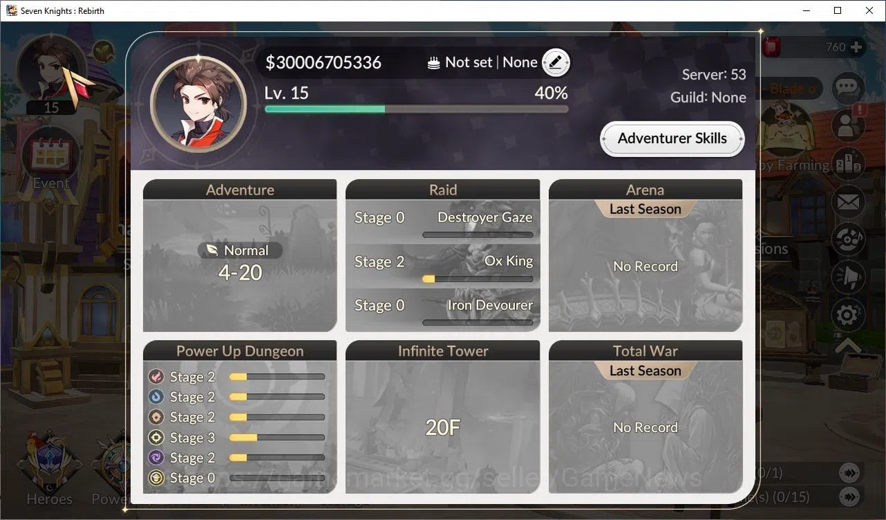 Seven Knights Re:Birth Accounts [Re:BIRTH] Global3000xxx|7 Legendary|(TeoTc2,Ace,R image 4