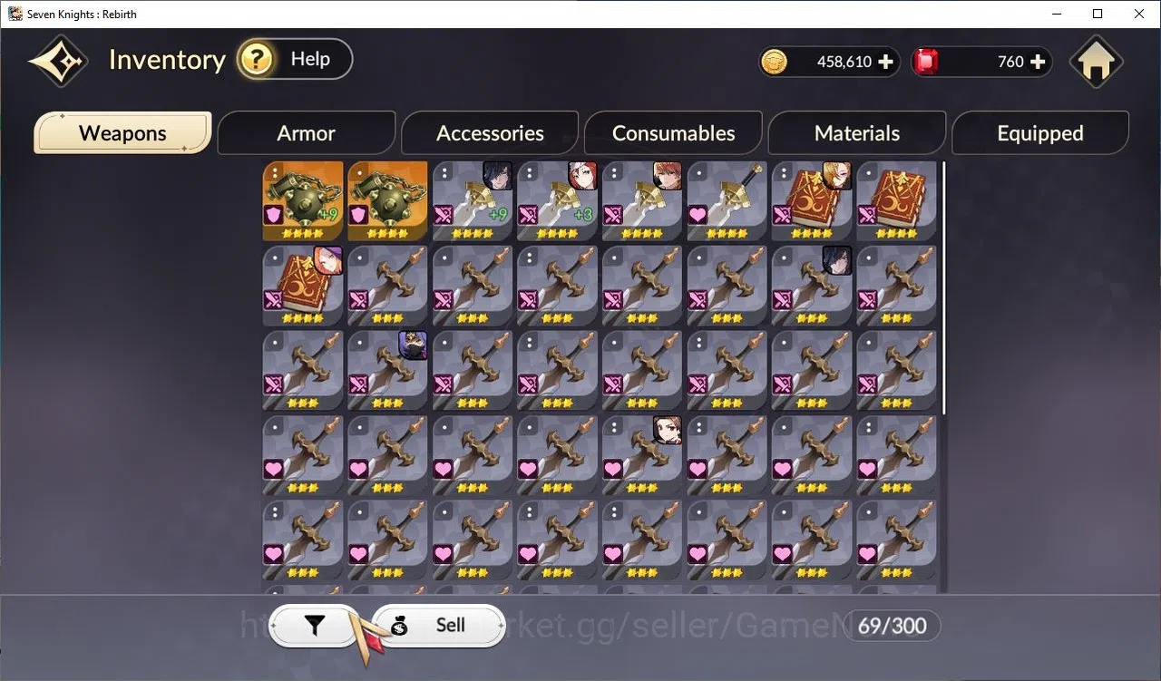 Seven Knights Re:Birth Accounts [Re:BIRTH] Global3000xxx|7 Legendary|(TeoTc2,Ace,R image 5