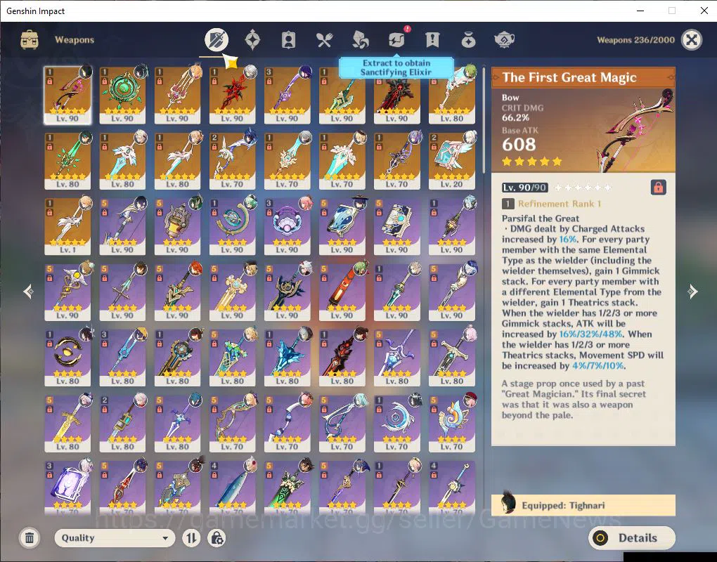 Genshin Impact Accounts ASIA|AR60|PremTeam [Mavuika,Xilonen,Citlali]|21Lim image 7