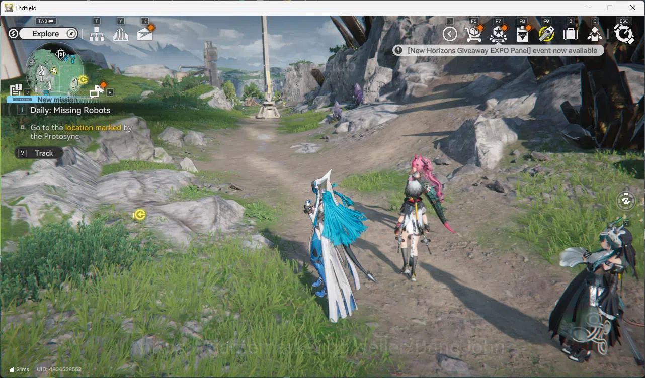 Arknights: Endfield Accounts ASIA | lv 47 yvonn, last rite, tangtang, Ardelia,  image 1