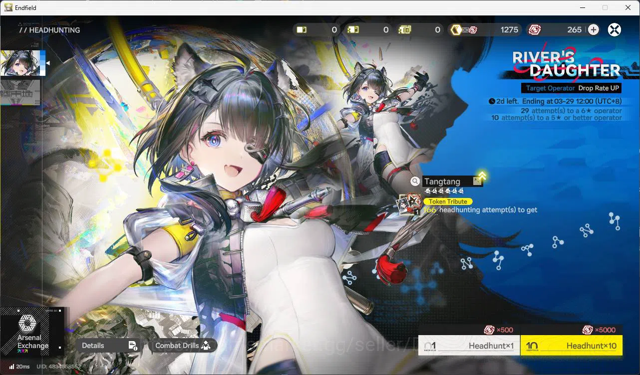 Arknights: Endfield Accounts ASIA | lv 47 yvonn, last rite, tangtang, Ardelia, image 4