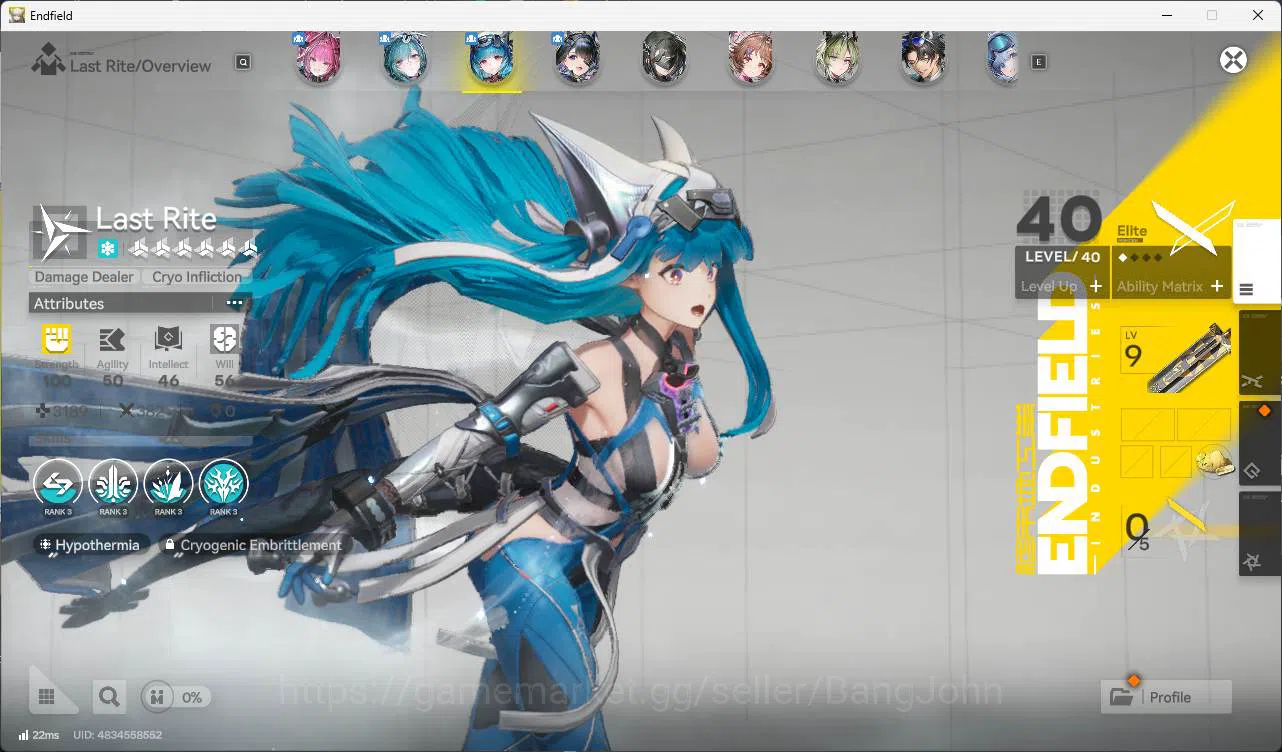 Arknights: Endfield Accounts ASIA | lv 47 yvonn, last rite, tangtang, Ardelia, image 7