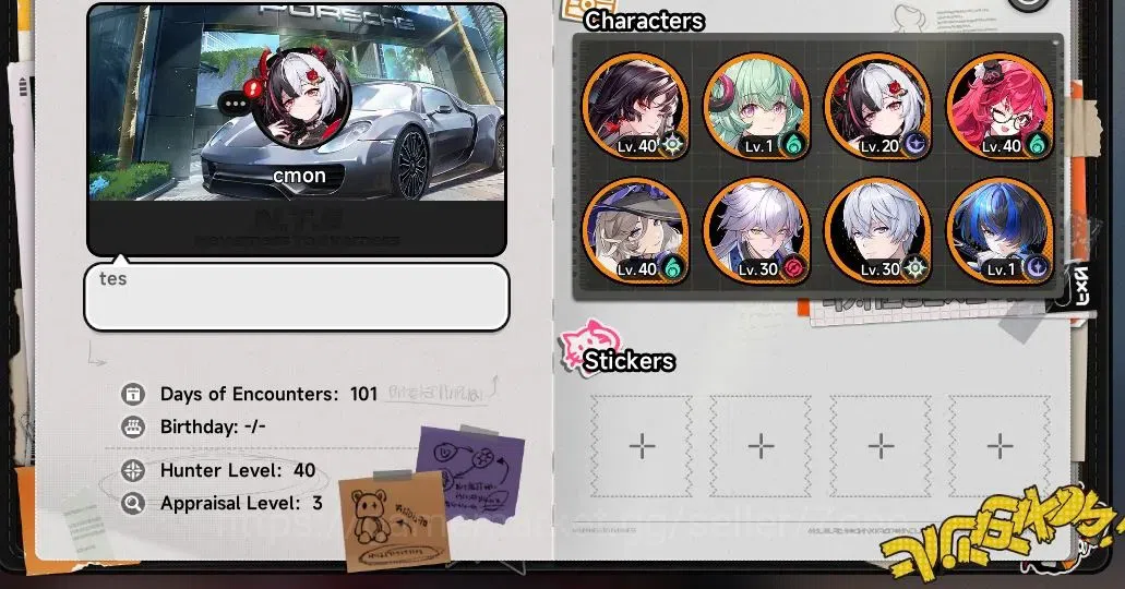 Neverness to Everness Accounts SEA|HL40|Tycoon 10|7 S-Class|4 Lim : Hotori+sign, Iroi+sign, Lacrimosa+sign+skin 1