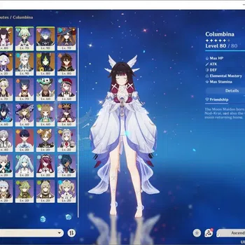 Genshin Impact Accounts Others ASIA|AR 55|3 Limit+3Sign|(Neuvillette+Sign,Flins,Columbina)+chrSTD(Bennet,Sucrocssa Etc)|MC