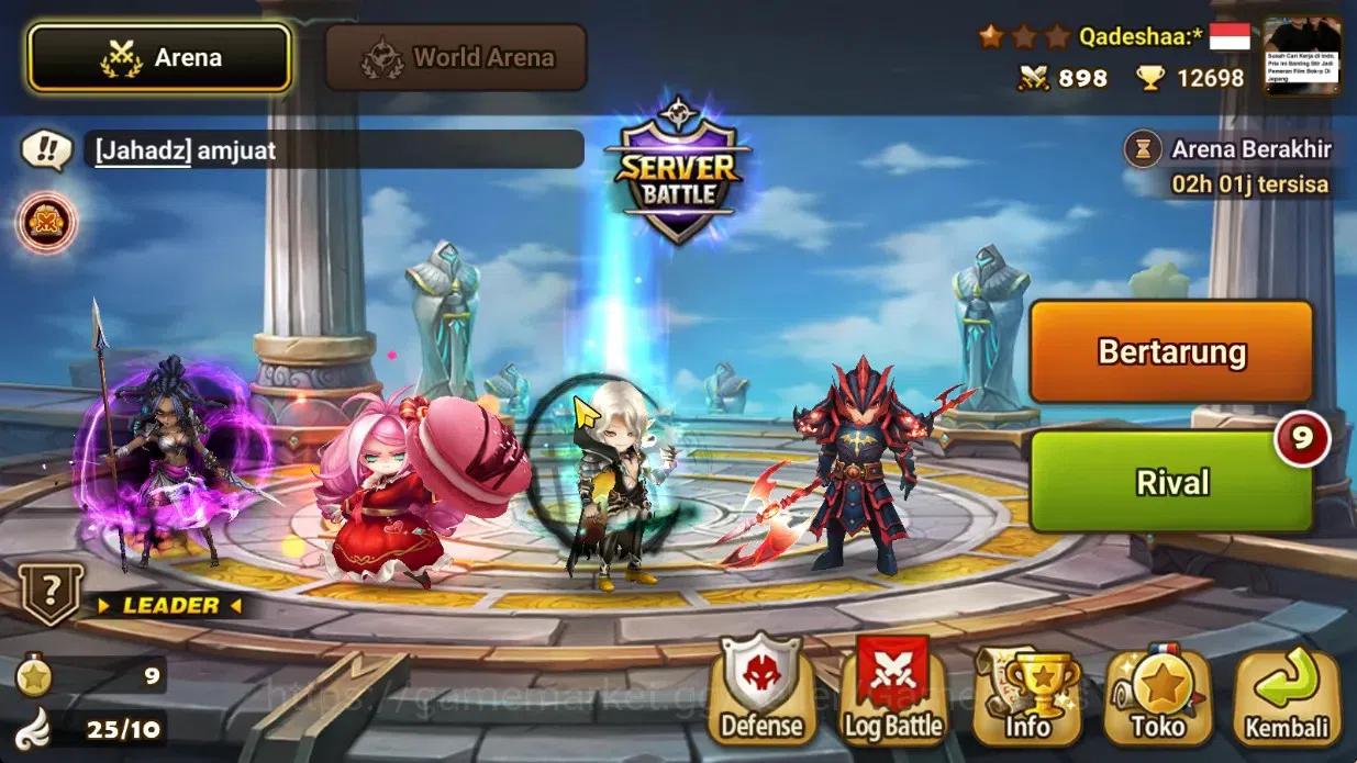 Summoners War: Sky Arena Accounts Starter GLOBAL Lv42|Starter 2LD[Dark Kiara,Light Julianne]|14Total 10