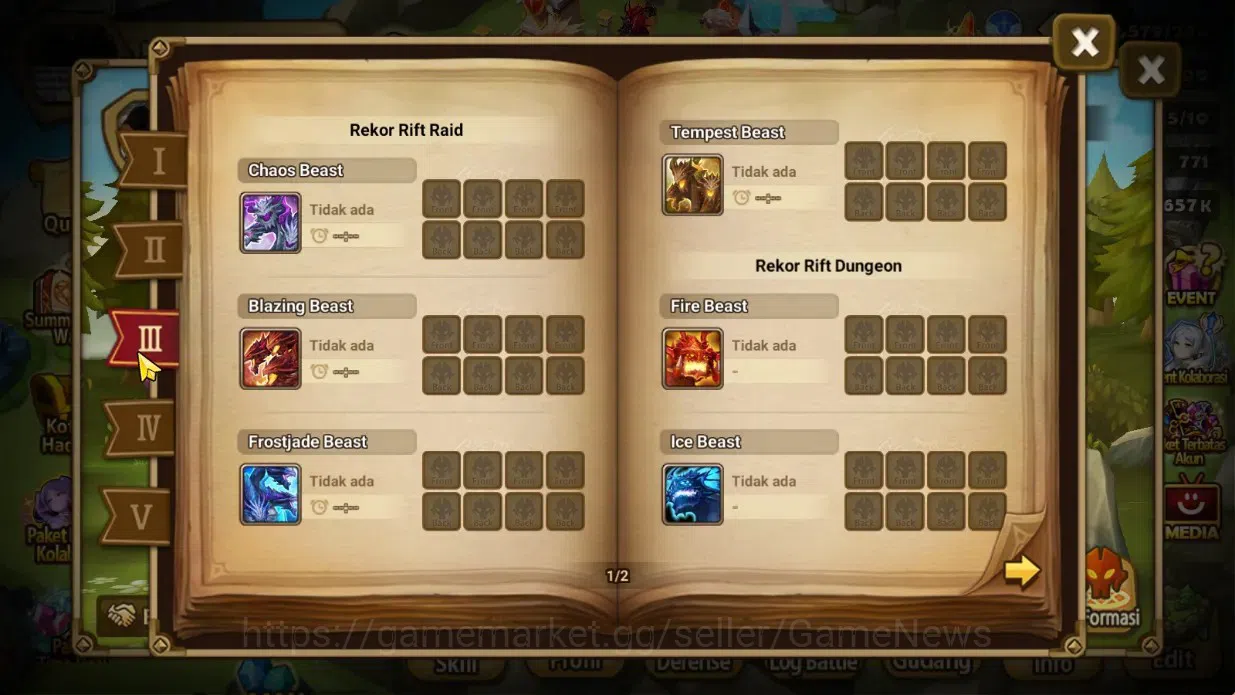 Summoners War: Sky Arena Accounts Starter GLOBAL Lv42|Starter 2LD[Dark Kiara,Light Julianne]|14Total 5
