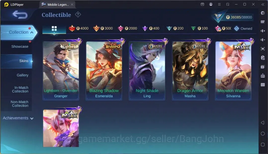 Mobile Legends: Bang Bang Accounts Global |Hero 117|Skin 167|Expert|Lightborn Granger image 11