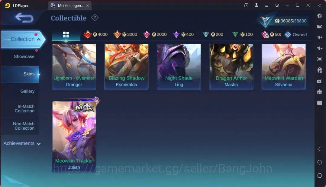 Mobile Legends: Bang Bang Accounts Global |Hero 117|Skin 167|Expert|Lightborn Granger image 12