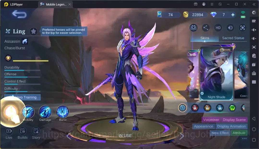 Mobile Legends: Bang Bang Accounts Global |Hero 117|Skin 167|Expert|Lightborn Granger image 17