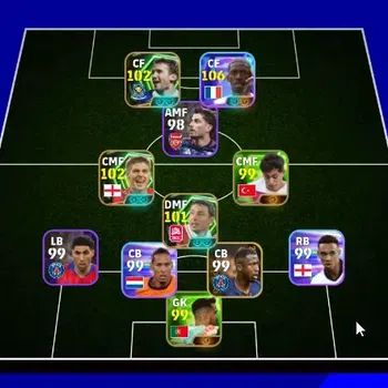 eFootball Accounts Others Mobile|PW 3114|New Ousmane Dembele Big T,Luis Diaz Show T,Lionel Messi Show T,Steven Gerrard