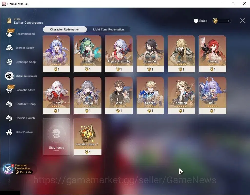 Honkai Star Rail Accounts NA | TL 3 | 1 Limited [Sparkle] | 20 SRP, 2 Specia image 12
