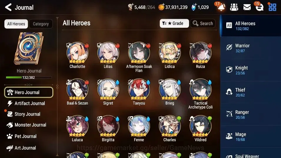 Epic Seven Accounts GLOBAL UnVerif|New Era|6 ML(BArunka,LC Bellona,SC  image 7