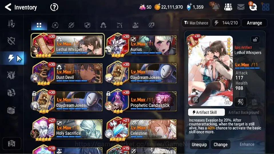 Epic Seven Accounts GLOBAL Verif|NewEra|16 ML[Notos,LOTScales,BArunka, image 17