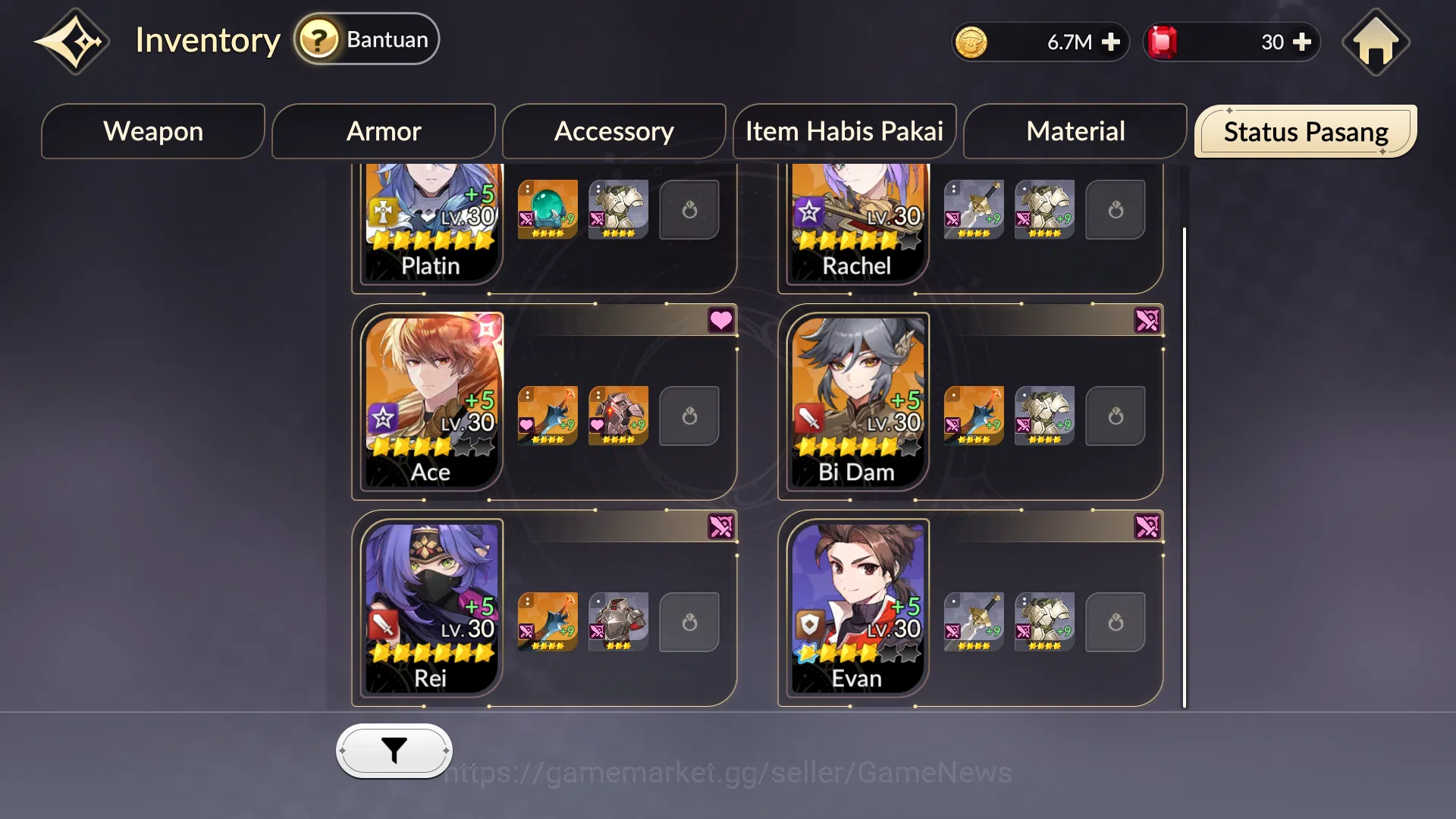 Seven Knights Re:Birth Accounts [Re;BIRTH] Global Fresh Starter 6 Legendary (Plati image 2