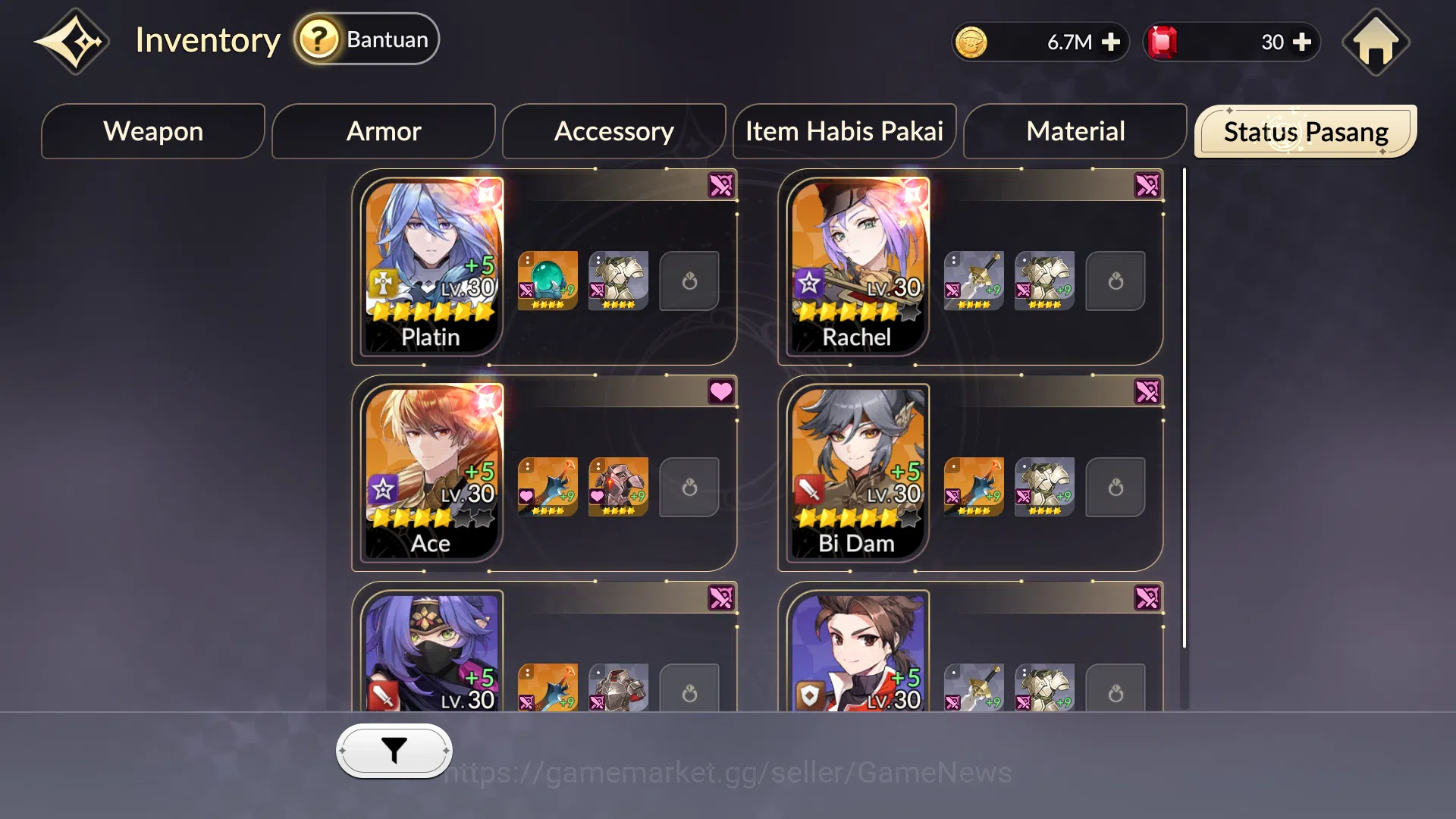 Seven Knights Re:Birth Accounts [Re;BIRTH] Global Fresh Starter 6 Legendary (Plati image 3