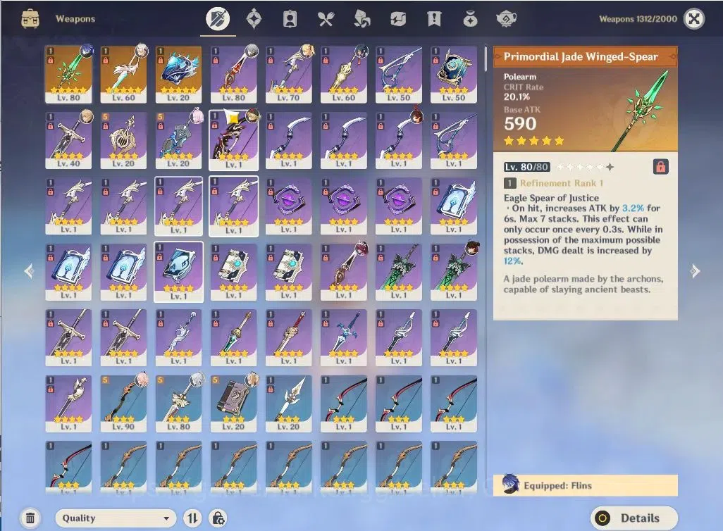 Genshin Impact Accounts ASIA | AR 55 |4 Limited +3(*5Weapon)|Zibai,Linnea, image 5