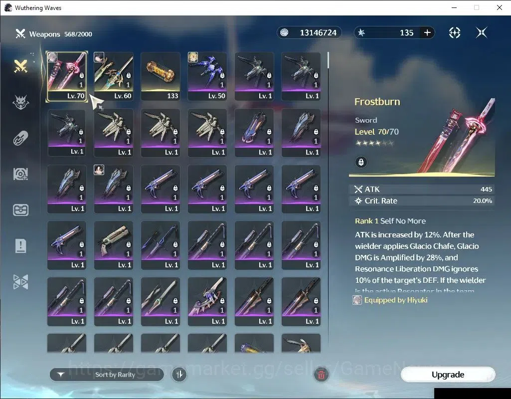 Wuthering Waves Accounts EU | UL 47 | 1 Limited | [Hiyuki R4 + Sign] | Data image 5