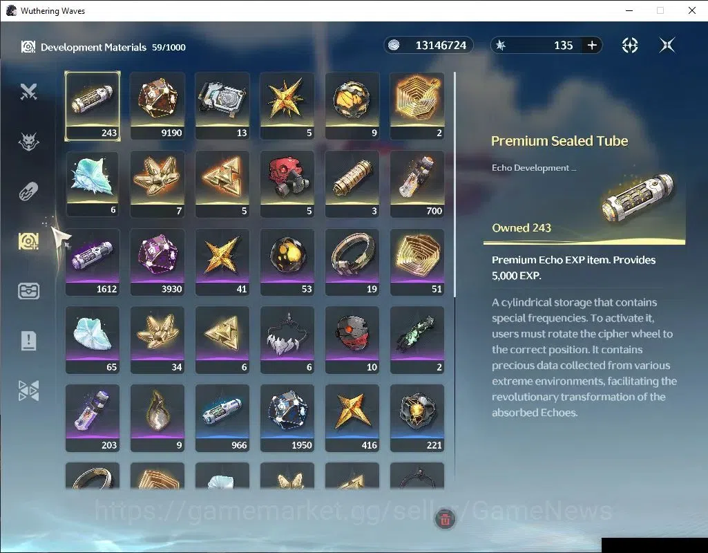 Wuthering Waves Accounts EU | UL 47 | 1 Limited | [Hiyuki R4 + Sign] | Data image 7