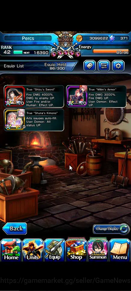 Grand Summoners Accounts Global|Rank 42|3 Ascend+3 TW|(Shizu,Shuna,Combat F image 13