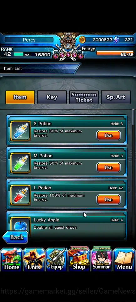 Grand Summoners Accounts Global|Rank 42|3 Ascend+3 TW|(Shizu,Shuna,Combat F image 17