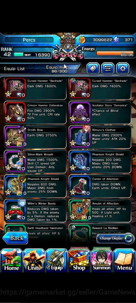 Grand Summoners Accounts Global|Rank 42|3 Ascend+3 TW|(Shizu,Shuna,Combat F image 8