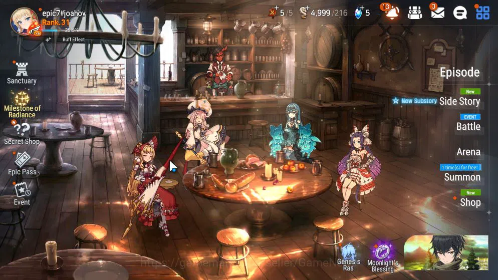 ASIA Unverif|3 ML(SP Politis,Har setti,A Yufine)+Tenebria,Lilias,Vildred,Etc|PoH+Bless ON|4,9K Energy+16K Stigma|Stove|(ES3817) Epic Seven Mid-Tier ASIA Unverif|3 ML(SP Politis,Har setti,A Yufine)+T image 1