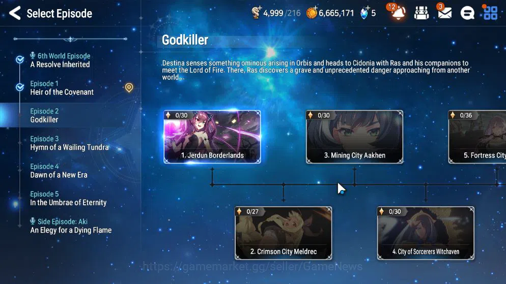 Epic Seven Accounts Mid-Tier ASIA Unverif|3 ML(SP Politis,Har setti,A Yufine)+Tenebria,Lilias,Vildred,Etc|PoH+Bless ON|4,9K 13