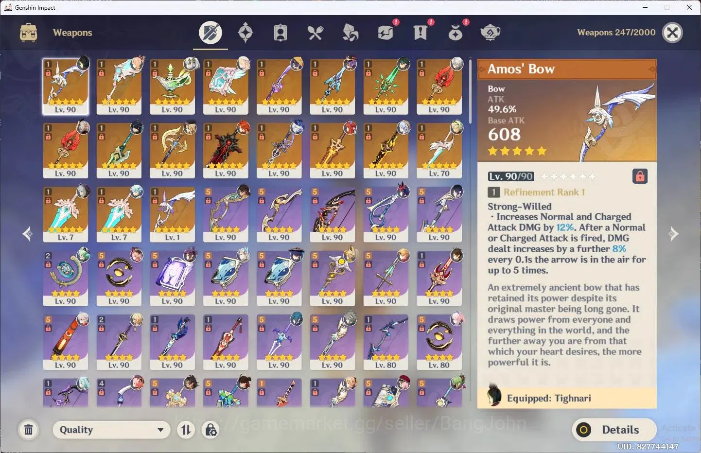 Genshin Impact Accounts ASIA | AR 60|20 Limit+5 Sign|FurinaC1,NeuvilletteC image 10