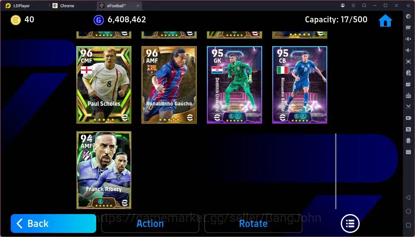 eFootball Accounts Android|PW 3138|Bigtime Rijkaard|Legendary Ronaldi image 3