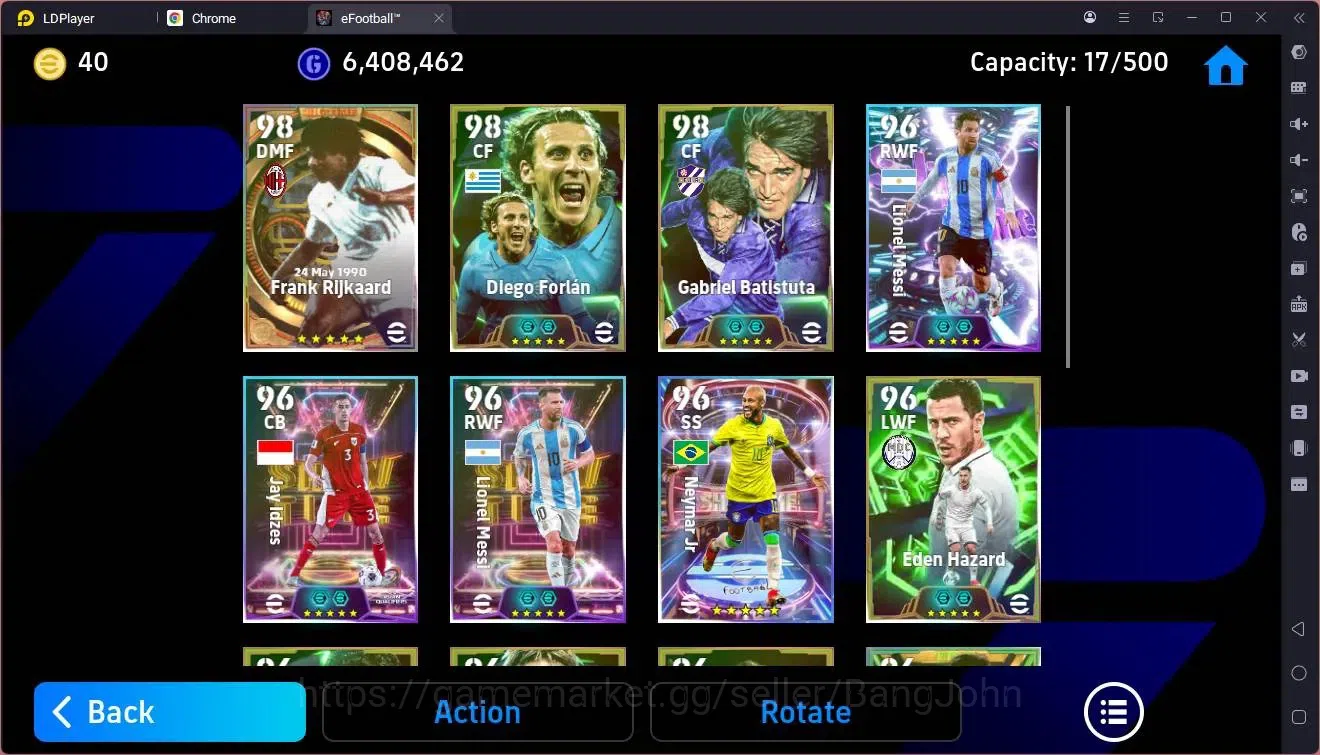 eFootball Accounts Android|PW 3138|Bigtime Rijkaard|Legendary Ronaldi image 5
